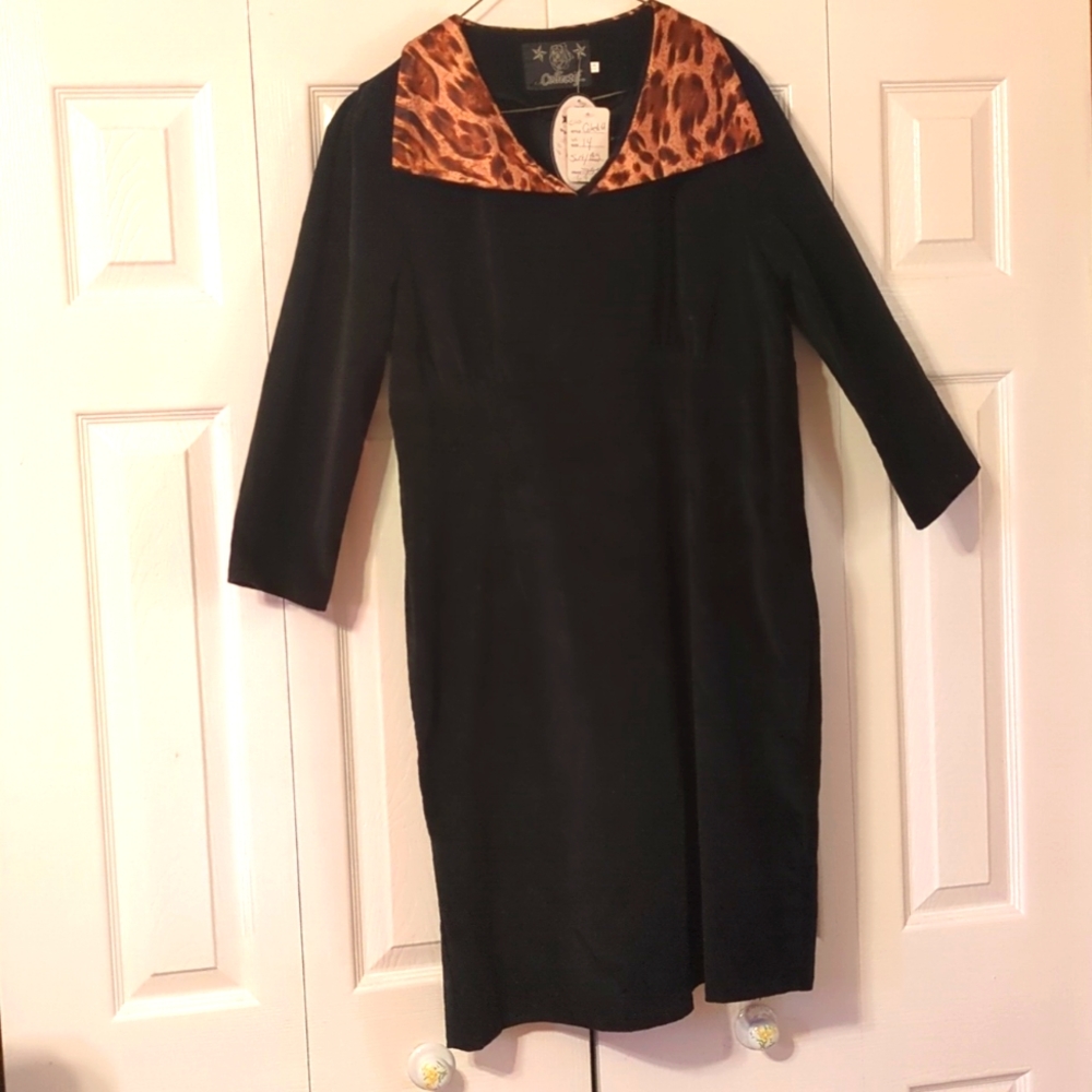 Collectif NWT Black Wiggle Dress